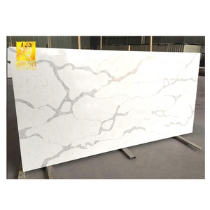 Tấm Đá Nhân Tạo Bán Sỉ BOTON, Mặt Bàn Bếp, Gạch Thạch Anh Calacatta Trắng - Product Image 1