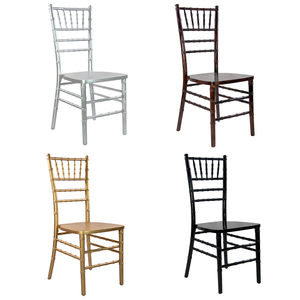 เก้าอี้ไม้ชิวารีขายส่ง เก้าอี้ไม้เนื้อแข็งสำหรับงานแต่งงาน งานจัดเลี้ยง และเฟอร์นิเจอร์โรงแรม - Product Image 1