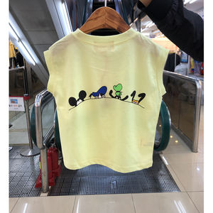 Ropa al por Mayor para Niños, Camiseta de Algodón sin Mangas para Niño, Verano, de Proveedor Chino - Product Image 4