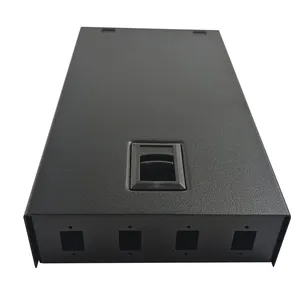 FTTH Fiber Terminal Box 4 Core Rack Mount Fiber Patch Panel SC/ST/FC/LC Cold Roll Steel ODF Distribution Box