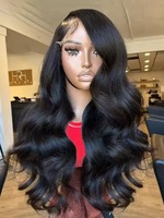 Perruques en cheveux humains ondulés, frontale en dentelle HD 13x6, perruques brésiliennes en cheveux humains ondulés pour femmes noires