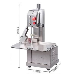 Steel Electric <b>Bone</b> <b>Saw</b> 100kg/h Capacity Meat Cutting Machine for Frozen Fish Meat Processing Frozen Meat Cutting Machinery - Product Image 3