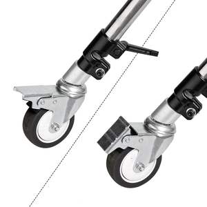 Juego de ruedas giratorias Db C-Stand de 25 mm para accesorios de estudio fotográfico Century - Product Image 4