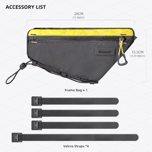 Échantillon Gratuit – Sacoche de Vélo Cylindrique Étanche en TPU Gris Neige avec Logo Personnalisé pour Guidon et Cadre Avant – Idéale pour le Cyclisme en Extérieur - Product Image 6