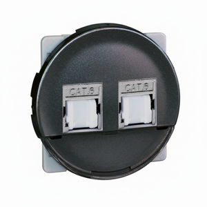 COMETE Vulcain Cat.6 STP (Grade 2 TV) Prise Ethernet RJ45 double blindage pour une connectivité haute performance - Product Image 1