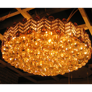 Lámpara de techo de estilo clásico hotel ático salón de banquetes sala de estar lámpara de diseño de lujo lámpara de techo de cristal - Product Image 2