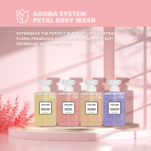 Bain et soin du corps personnalisé aux pétales Lavande <span class=keywords><strong>Fleur</strong></span> de cerisier <span class=keywords><strong>Gel</strong></span> <span class=keywords><strong>douche</strong></span> hydratant pour le corps nourrissant biologique - Product Image 5
