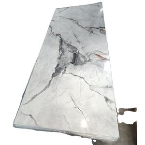 Paneles Decorativos de PVC, Paneles de Pared de PVC con Aspecto de Mármol, Paneles de Pared de PVC Blanquiet con Aspecto de Mármol - Product Image 1