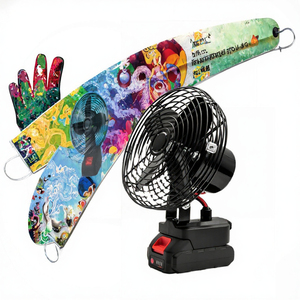 Ventilador Inalámbrico Recargable <span class=keywords><strong>Mini</strong></span>, <span class=keywords><strong>Motor</strong></span> sin Escobillas, Dos Velocidades, Ventilador Portátil, Color Personalizado - Product Image 3