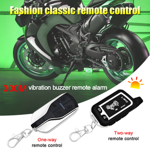 Mode Fernbedienung Automatische Notfall-Diebstahls icherung allgemein 12V Motorrad Zwei-Wege-Alarmsystem - Product Image 2