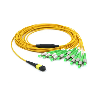 Cordon de brassage fibre optique MPO-FC 12 ports à faible perte <span class=keywords><strong>d</strong></span>'insertion SM avec gaine extérieure pour FTTH, télécommunications et centre de données - Product Image 3