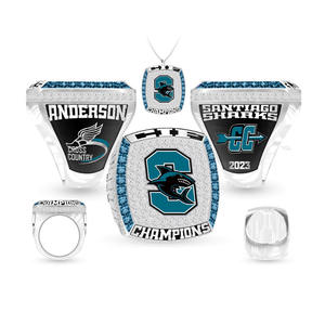 Anillo de Campeón Deportivo Juvenil Personalizado, Anillos de Campeonato de Béisbol, Aleación Chapada en Oro Rosa - Product Image 4