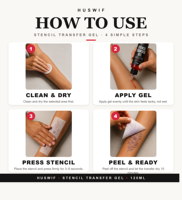 Gel de transfert pour tatouage en gros : Formule protectrice, à séchage rapide, longue durée, respectueuse de la peau, pour un transfert robuste