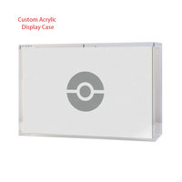 Boîte de présentation en acrylique magnétique personnalisée pour la collection Ultra Premium Pokémon Charizard UPC ETB