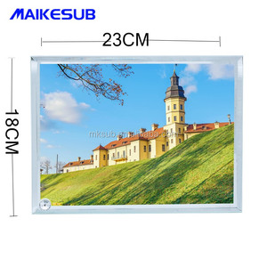 Les cadres <span class=keywords><strong>photo</strong></span> carrés en verre pour sublimation sont parfaits pour les amis, les couples et les membres de la famille pour mettre en valeur leurs styles uniques. - Product Image 2