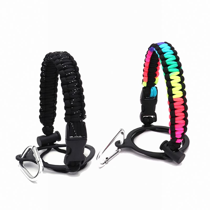 51 Portable Bottles Accessories Rope Handles With Safety Ring Wide Mouth Water Bottle Holder Drinkware Handle