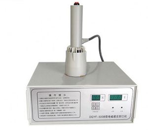 Semi-automatico elettrico <span class=keywords><strong>Smart</strong></span> Liner tappo di induzione sigillante foglio per bevande prodotti bottiglia di plastica con tappo in alluminio - Product Image 6