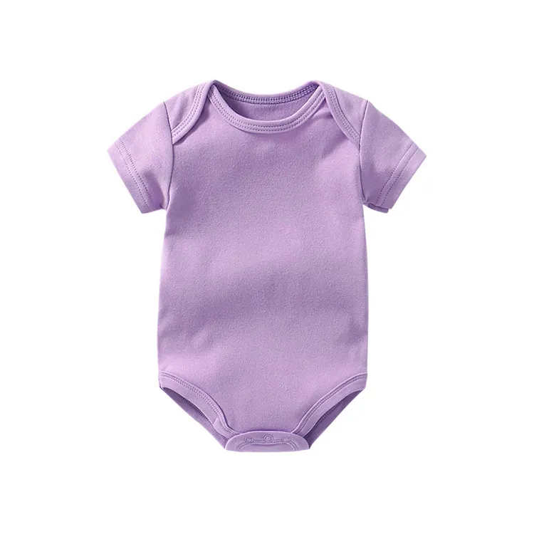 Hersteller 100% Bio Bambus Baumwolle Säugling Baby Onesies Kleidung Günstiger Preis Plain Baby Onesie