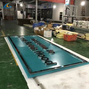 Custom <span class=keywords><strong>LED</strong></span> segnaletica luminosa 3D lettere in metallo acrilico retro cartello di bordo pubblicità <span class=keywords><strong>LED</strong></span> lettere - Product Image 2