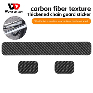 WEST BIKING nouveau <span class=keywords><strong>cadre</strong></span> de <span class=keywords><strong>protection</strong></span> de chaîne de vélo autocollant en Fiber de carbone route <span class=keywords><strong>vtt</strong></span> vélo protecteur de <span class=keywords><strong>cadre</strong></span> résistant aux rayures autocollant amovible - Product Image 2