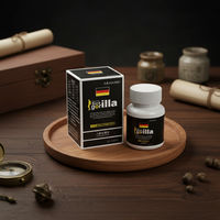 Échantillon Gratuit : Comprimés de Ginseng et d'Huître Black King Kong – Compléments Herbales pour Hommes, Énergie, Croissance Capillaire, Golden Gun, Petit Canon d'Acier