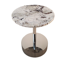 Table d'appoint en marbre de style nordique, luxe léger, salon, table basse ronde minimaliste, décoration, table à thé