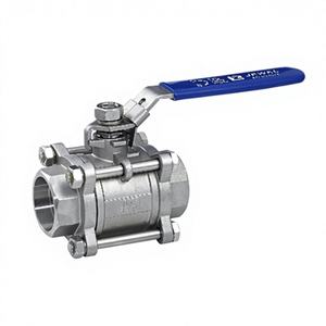 3 cái thép không gỉ Key <span class=keywords><strong>Lock</strong></span> Ball valve với nữ Threaded - Product Image 1
