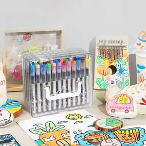 Paquete Económico de Rotuladores Artísticos para Colorear de Punta Fina, Lavables, de Pintura Acrílica en Colores Sólidos Vibrantes - Product Image 6