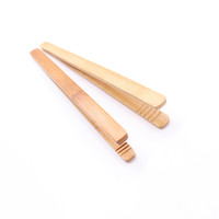 Pinzas de bambú, mini pinzas magnéticas de bambú, utensilios de madera grandes de grado alimenticio para hielo, sacacorchos de vino, pinzas de cocina para matcha, personalizables