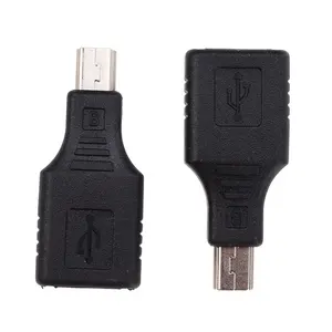 מיני 5Pin זכר USB 2.0 נקבה מחבר ממיר נתונים Syn העברת OTG מתאם עבור MP3 MP4 Tablet טלפונים