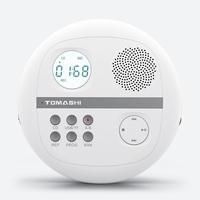 Reproductor de CD Portátil TOMASHI con Pantalla LCD Retroiluminada, Batería Integrada, Altavoces, Compatible con USB/Tarjeta TF, CD/CD-R/CD-RW/MP3/WMA