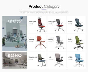 Sedia da Conferenza Moderna con Schienale Alto o Medio in Tessuto a Rete, Ergonomica, per Ufficio, Vendita all'Ingrosso - Product Image 4