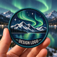 Patchs brodés APEX personnalisés avec logo et motif de marque, haute densité 3D, thermocollants ou à coudre, patchs brodés de designer d'usine