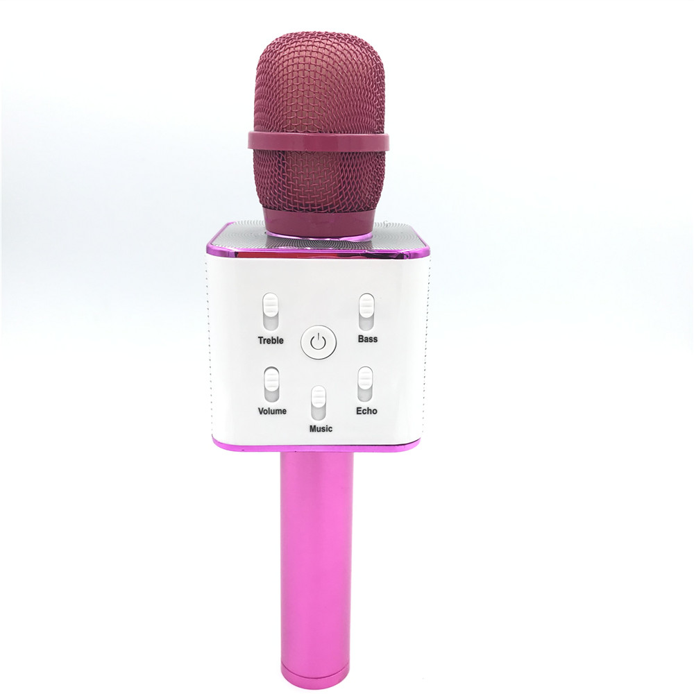 Q7　マイクロフォンBluetoothスピーカー Wireless Bluetooth Karaoke Microphone Q7 (Box) Toy Children
