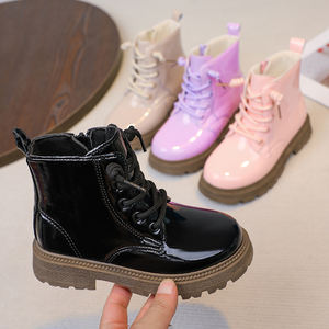 <span class=keywords><strong>รอง</strong></span>เท้าบูทสั้นแฟชั่นสำหรับนักเรียนหญิง รุ่นใหม่ สไตล์เจเค  <span class=keywords><strong>รอง</strong></span>เท้าหนังเด็ก  หัวเข็มขัดโลหะ  แบบเจ้าหญิง - Product Image 3