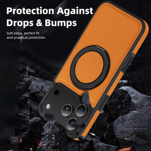Étui rotatif à 360 degrés pour <span class=keywords><strong>iPhone</strong></span> 18 <span class=keywords><strong>Pro</strong></span> Max, coque arrière magnétique en cuir pour <span class=keywords><strong>iPhone</strong></span> 17 <span class=keywords><strong>Pro</strong></span> 16 15 <span class=keywords><strong>14</strong></span> LM048 - Product Image 5