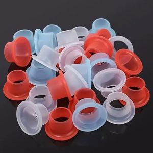 Rondelle en caoutchouc silicone 1/2 po sans ruban PTFE pour robinet d'eau, vanne d'angle, étanchéité de plomberie - Product Image 1