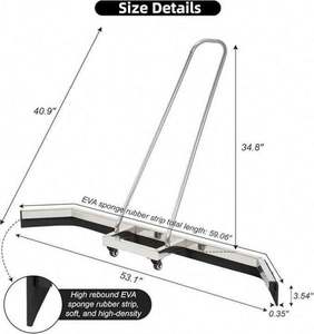 Limpiador de Agua Resistente para Canchas de Tenis, Removedor de Agua Antioxidante, Escobilla de Goma de Alta Resistencia para Pisos - Product Image 6