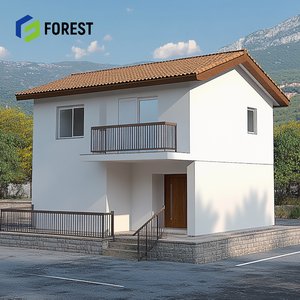 Villa contemporaine en acier léger de type A, design de cabane moderne préfabriquée pour location de vacances ou habitation - Product Image 1