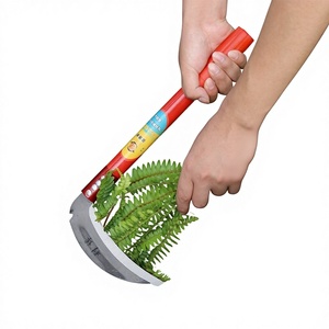 Outdoor Agricultural <b>Weeding</b> <b>Tool</b> Manganese Steel Sickle Corn Harvesting Ultra-Sharp Grass Cutting Leek Sickle Braided Bag - Product Image 1
