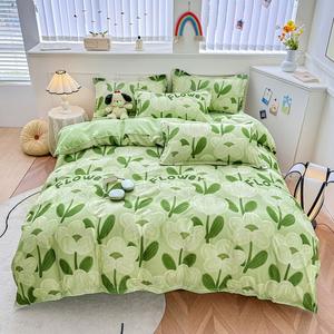 Ensemble <span class=keywords><strong>de</strong></span> literie 3 pièces <span class=keywords><strong>de</strong></span> haute qualité, confortable, résistant à la <span class=keywords><strong>d</strong></span>écoloration, <span class=keywords><strong>housse</strong></span> <span class=keywords><strong>de</strong></span> <span class=keywords><strong>couette</strong></span> en polyester à imprimé <span class=keywords><strong>de</strong></span> dessin animé double face pour la maison - Product Image 3