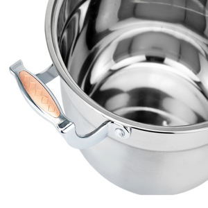 工厂价格非洲市场畅销不锈钢炊具炊具套装库存锅 - Product Image 4