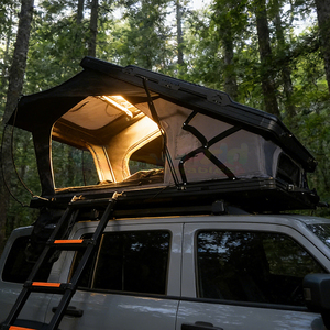 Carpa de techo impermeable para camping, carpa de techo rígida para exteriores, dachzelt para 2 personas, carpa de techo rígida de ABS con escalera. - Product Image 5