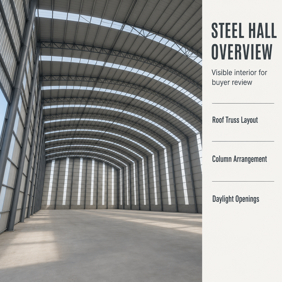 Panel Layout Factory Workshop Metal Wall Panel Factory Building Envelope Material Industrial ...