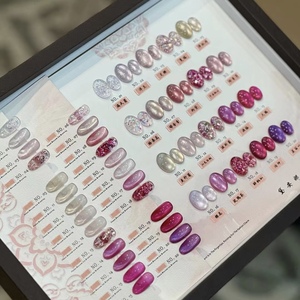 Kit de vernis à ongles UV avec présentoir, gel semi-permanent LED, spécial salon de manucure, distribution professionnelle, kit de manucure en gel - Product Image 1