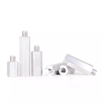 Aluminum Alloy Single-Head Hexagonal Stud M3M6 Fastener Support Isolation Column Chassis Motherboard Column Screw Connection MD