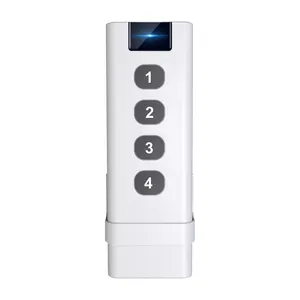 Tuya Smart Life ZigBee Smart Home Wireless Switch 4 Gang Remote Portable Tuya Zigbee Hub Required No limit to Control