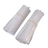Sacs en polyéthylène transparents avec fermeture éclair, emballages en plastique refermables pour vêtements, chaussures, chaussettes, cosmétiques, fourrures, avec impression de logo personnalisée
