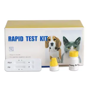 GooDoctor pet veterinario kit felino fiv felv test rapido