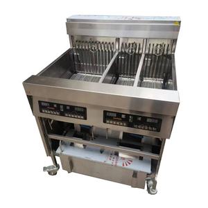 Friggitrice Professionale a Gas a 3 Vasche, Attrezzatura da Cucina Autoportante per Ristoranti e Hotel - Product Image 2